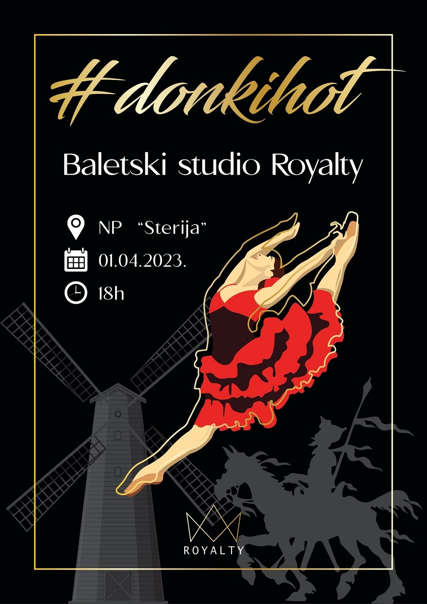 Baletska predstava "Don Kihot" 1. aprila u Vršcu