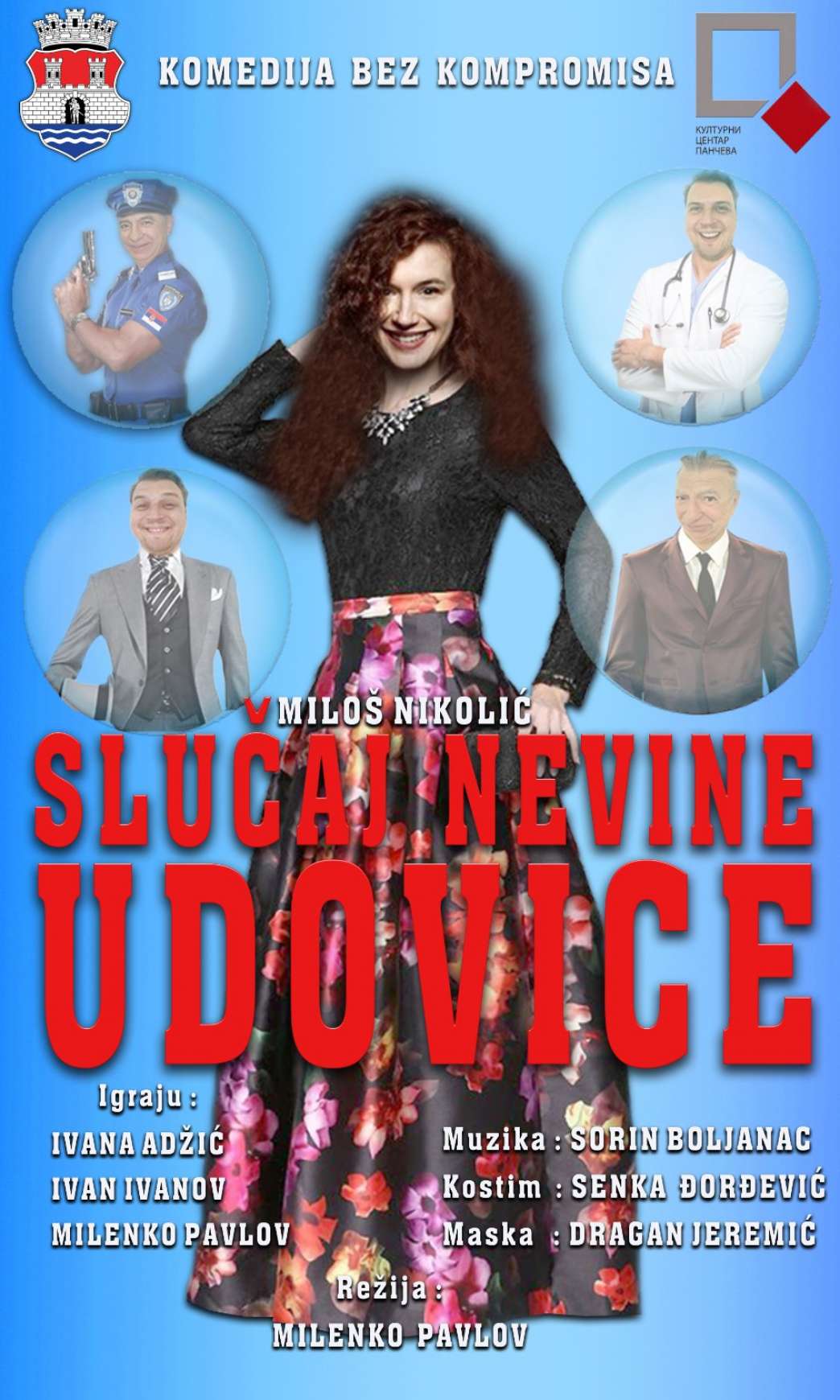 Komedija „Slučaj nevine Udovice“ pančevca Miloša Nikolića 13. novembra u "Akademiji 28"