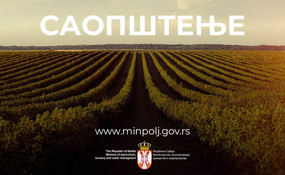Ministarstvo poljoprivrede: Počela isplata podsticaja po hektaru