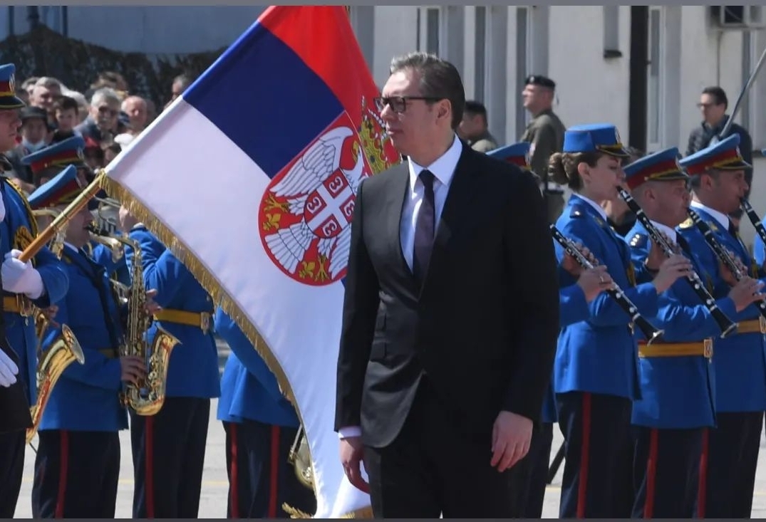 Predsednik Srbije Aleksandr Vučić prisustvo prikazu sposobnosti Vojske Srbije "Štit 2022"