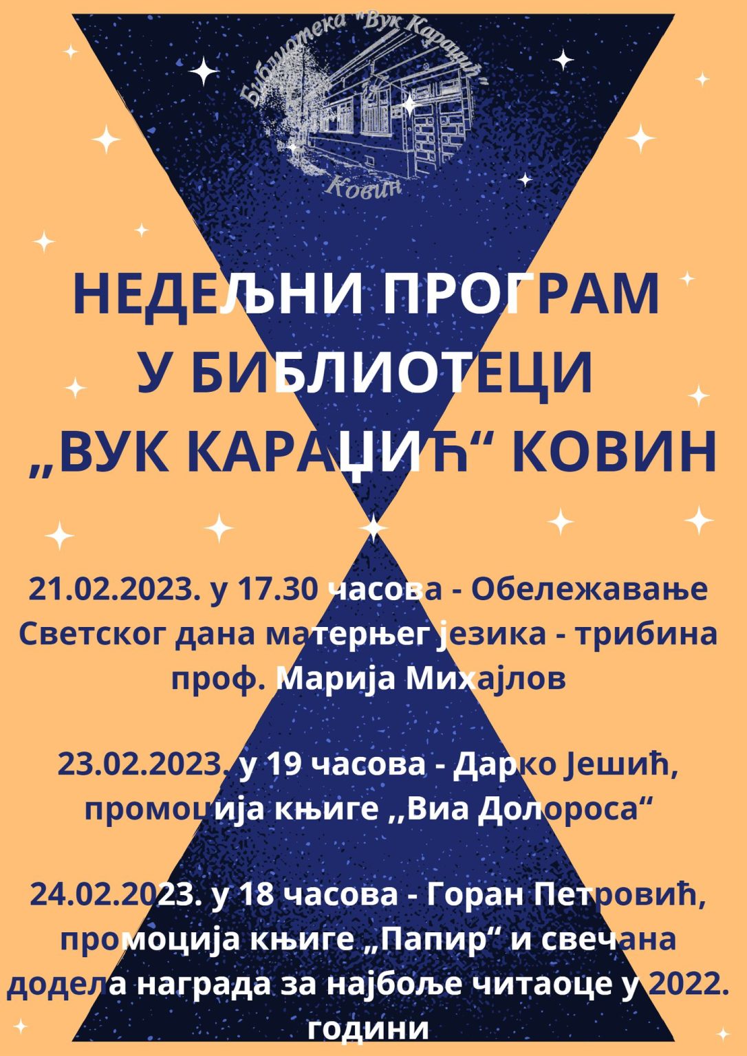 Kovin: Ovonedeljni program u Biblioteci „Vuk Karadžić“
