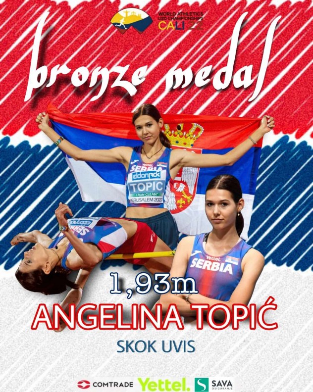 Angelina Topić najbolja mlada sportiskinja Evrope