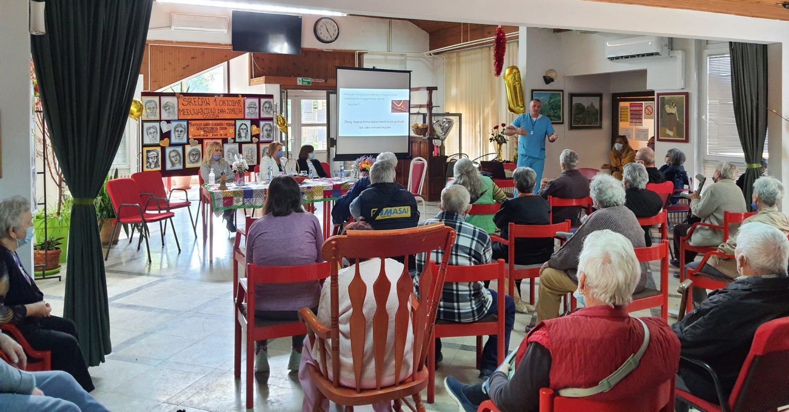 Predavanje o zdravlju u Gerontološkom centru povodom Međunarodnog dana starijih osoba