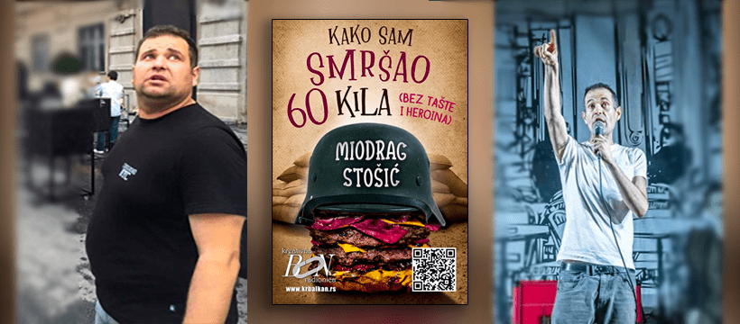 Promocija knjige Miodraga Stošića "Kako sam smršao 60kg (bez tašte i heroina)" u Gradskoj biblioteci Pančevo
